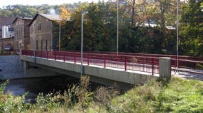 Zufahrtsbrücke zum Metallwerk Hainsberg in Freital-Hainsberg