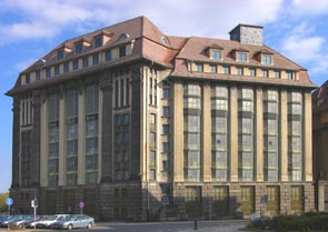 Hauptstaatsarchiv in Dresden - Bestandsgebäude A (Magazingebäude)